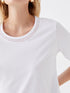 LC Waikiki Crew Neck Straight Short Sleeve Women Blouse